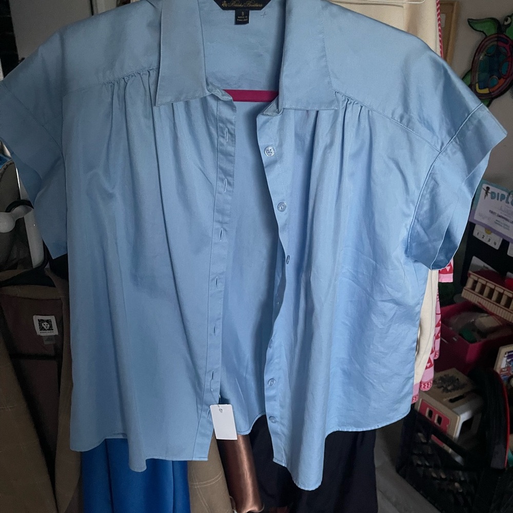 Brooks Brothers Sky Blue Button-Up Shirt